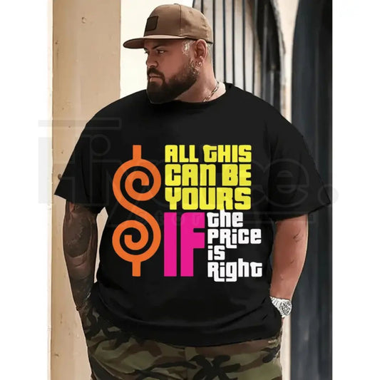 "The Price Is Right" – Heavyweight 100% Cotton Retro Graphic Top - Hiyatee