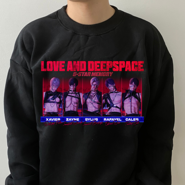 5-Star Memory Love and Deepspace Sweatshirt – Vintage Streetwear for LADS Fans