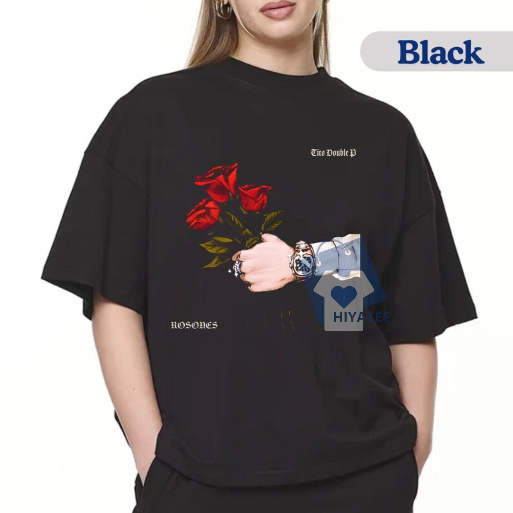 Tito Double P Rosones T-Shirt – Stylish Regional Mexican Music Tee-Hiyatee