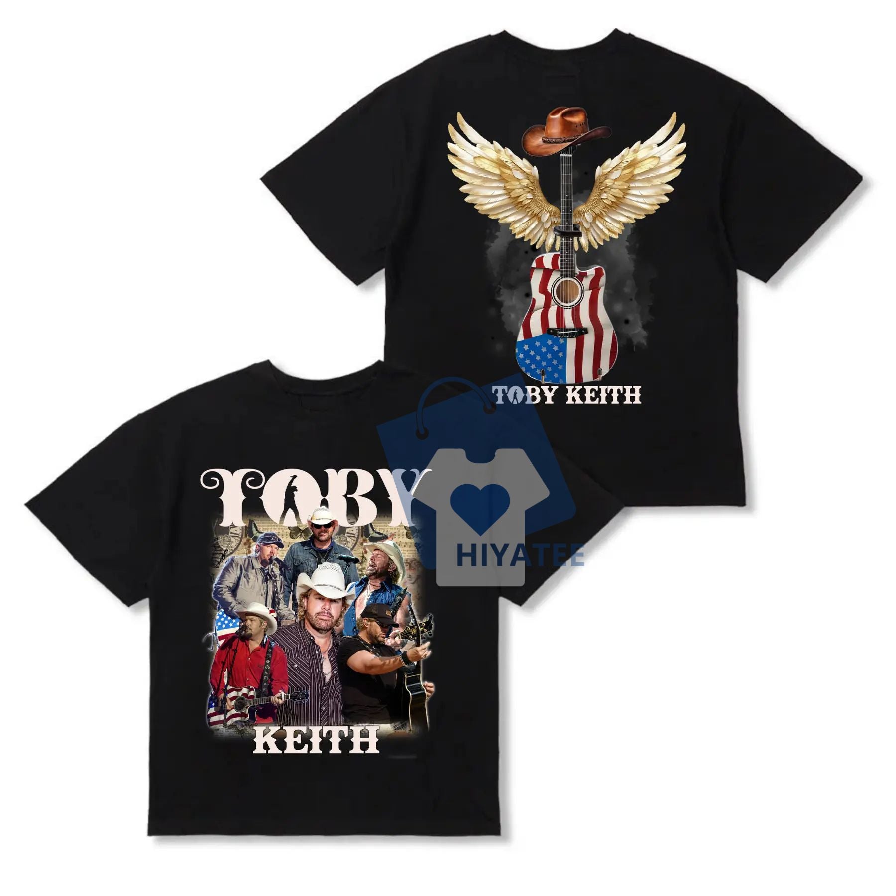 Toby Keith 2-Sided T-Shirt – Retro 90s Graphic Tribute Tee, Country Music Legend Shirt, Ideal Fan Gift-Hiyatee