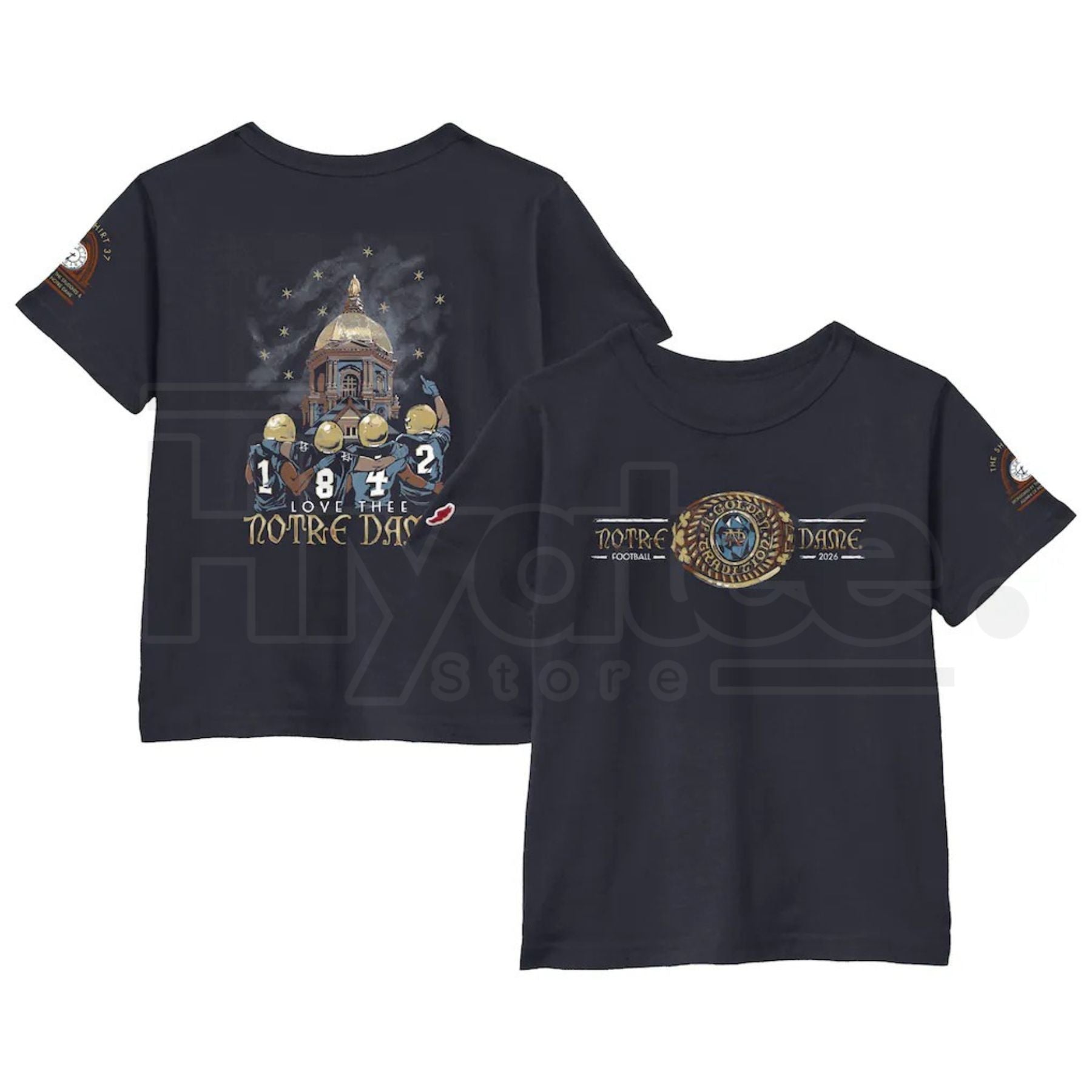 Toddler League Collegiate Wear Navy Notre Dame Fighting Irish "The Shirt" 2026 - Hiyatee