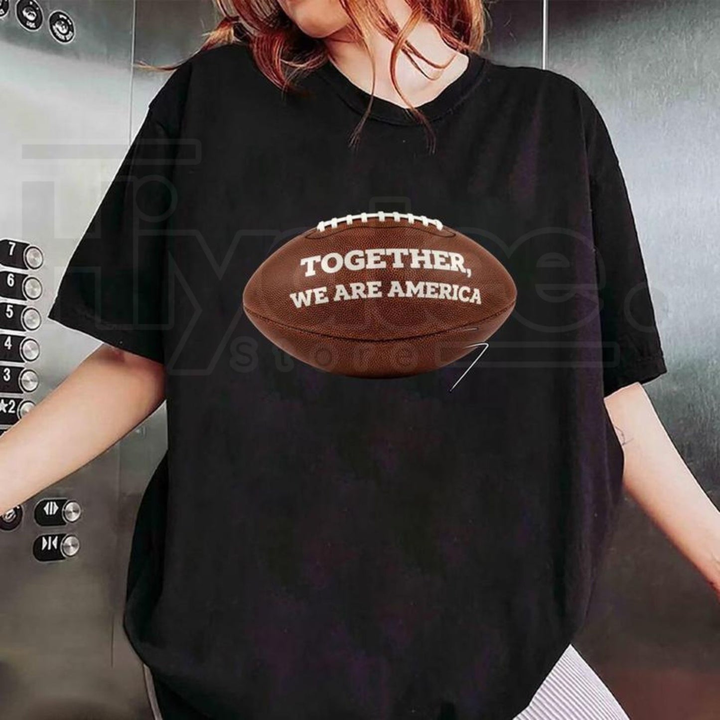 "Together We Are America" Vintage Shirt – Patriotic Unity Graphic Tee - Hiyatee