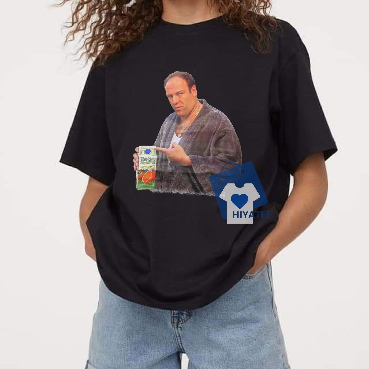 Tony Soprano 90s Vintage Bootleg T-Shirt – Classic Mafia Retro Graphic Tee-Hiyatee