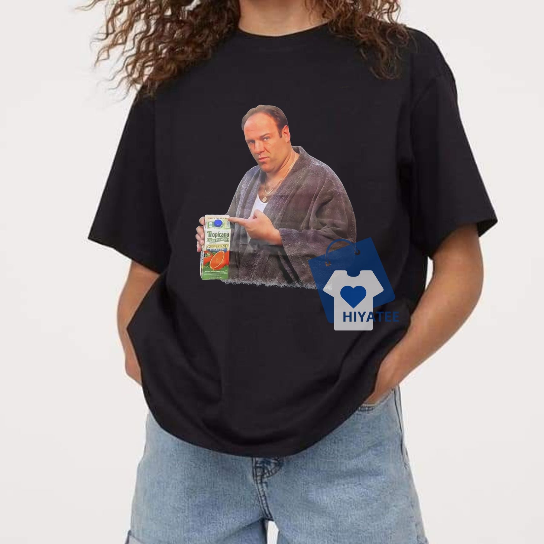Tony Soprano 90s Vintage Bootleg T-Shirt – Classic Mafia Retro Graphic Tee-Hiyatee
