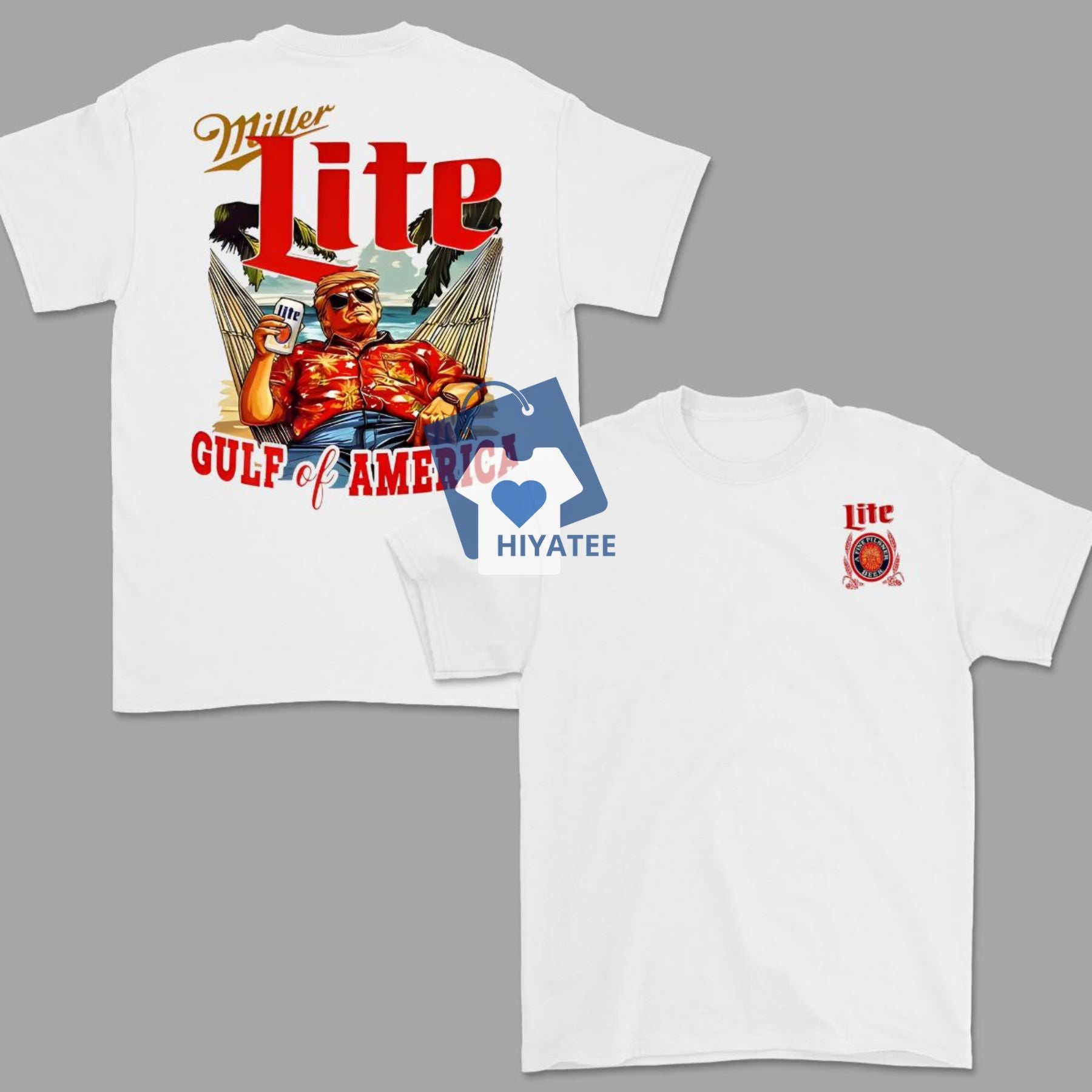 Trump Gulf of America T-Shirt – Patriotic Statement Tee for Men & Women-Hiyatee