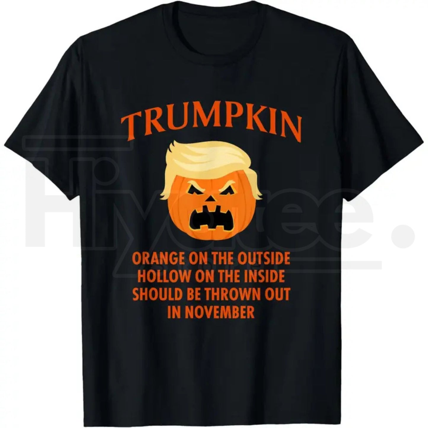 Trumpkin Halloween Graphic T-Shirt - Hiyatee