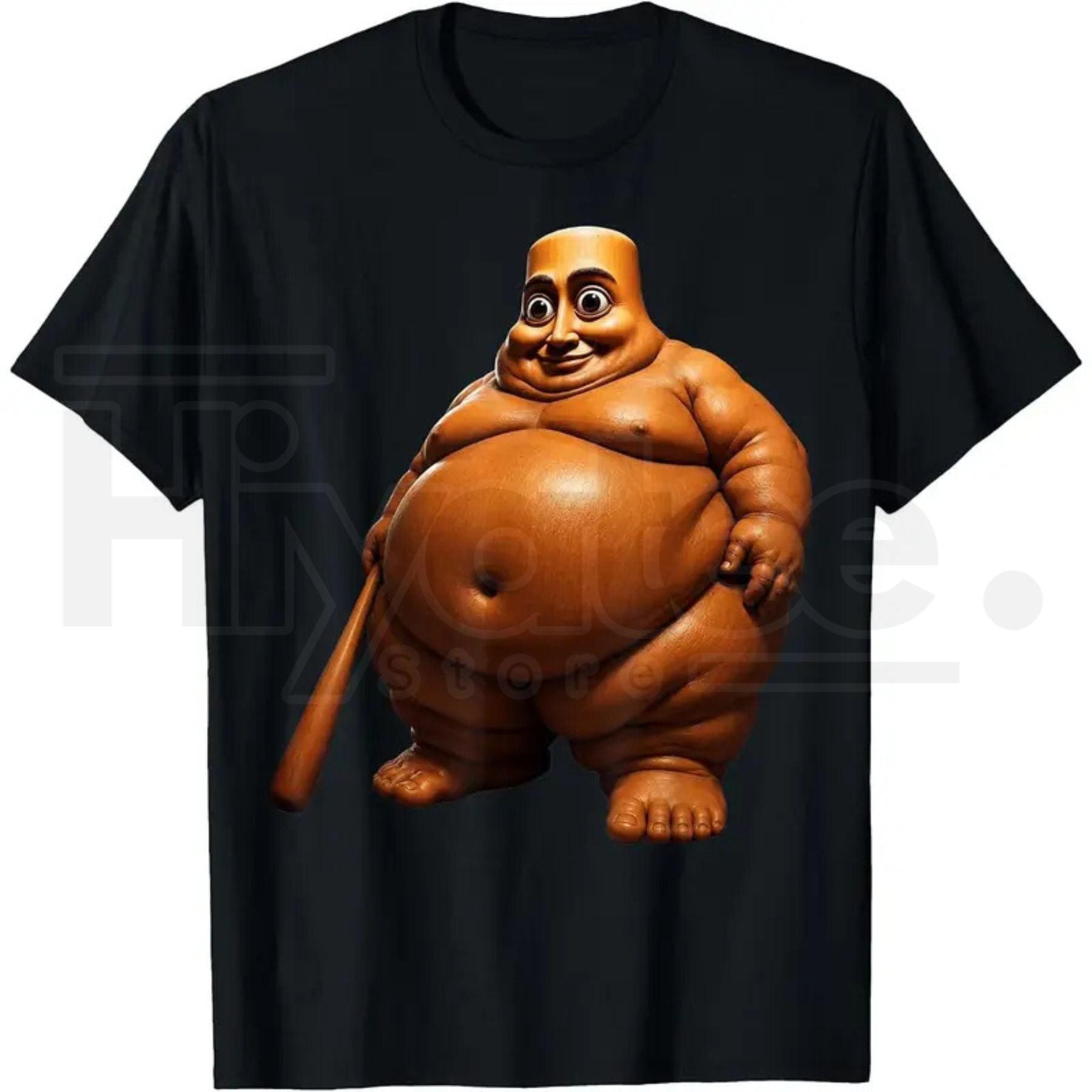 Tung Tung Tung Sahur Fat Meme T-Shirt – Funny Ramadan Humor Unisex Tee - Hiyatee