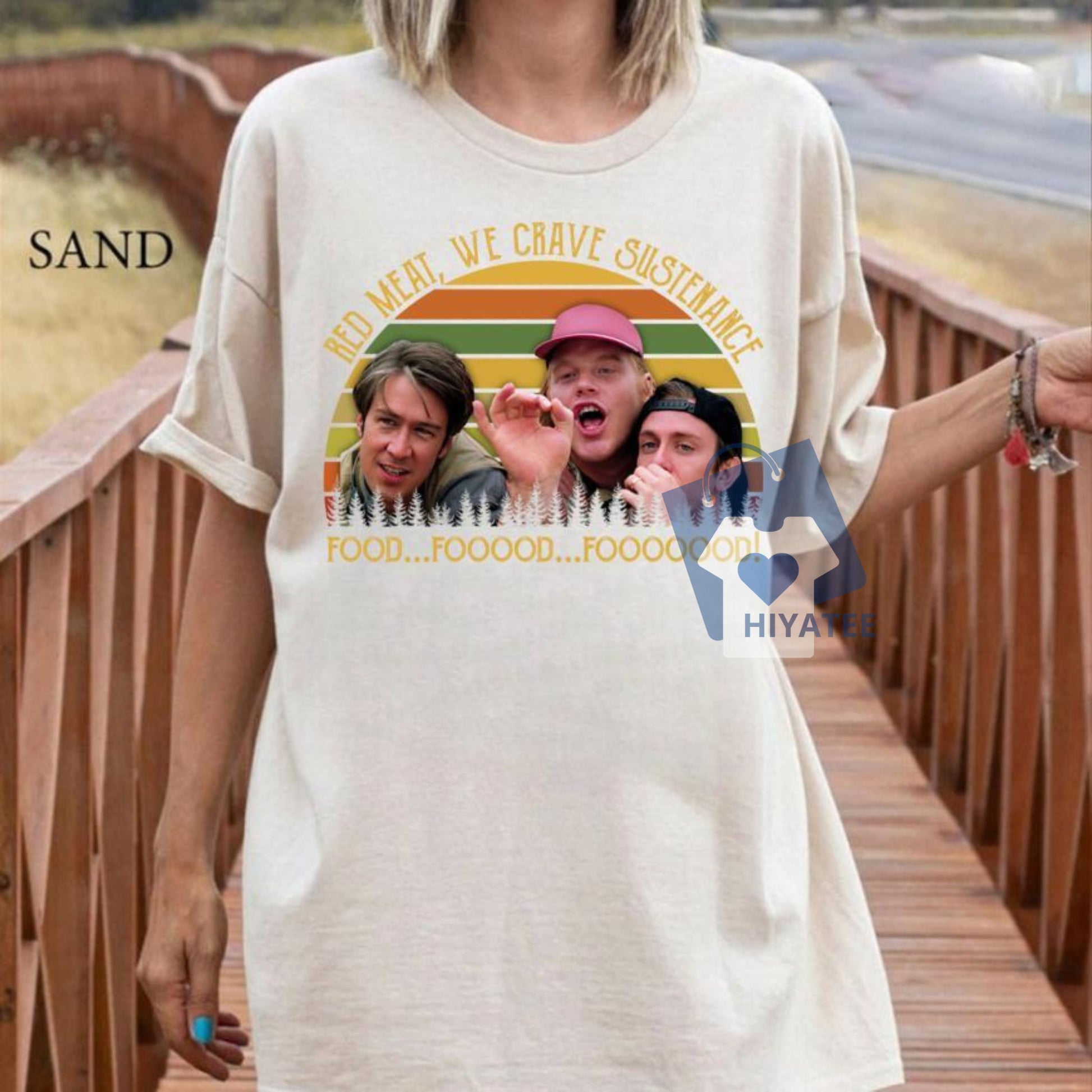 Twister Movie “We Crave Sustenance” Shirt – Funny Food Quote Tee in Full Color Range-Hiyatee