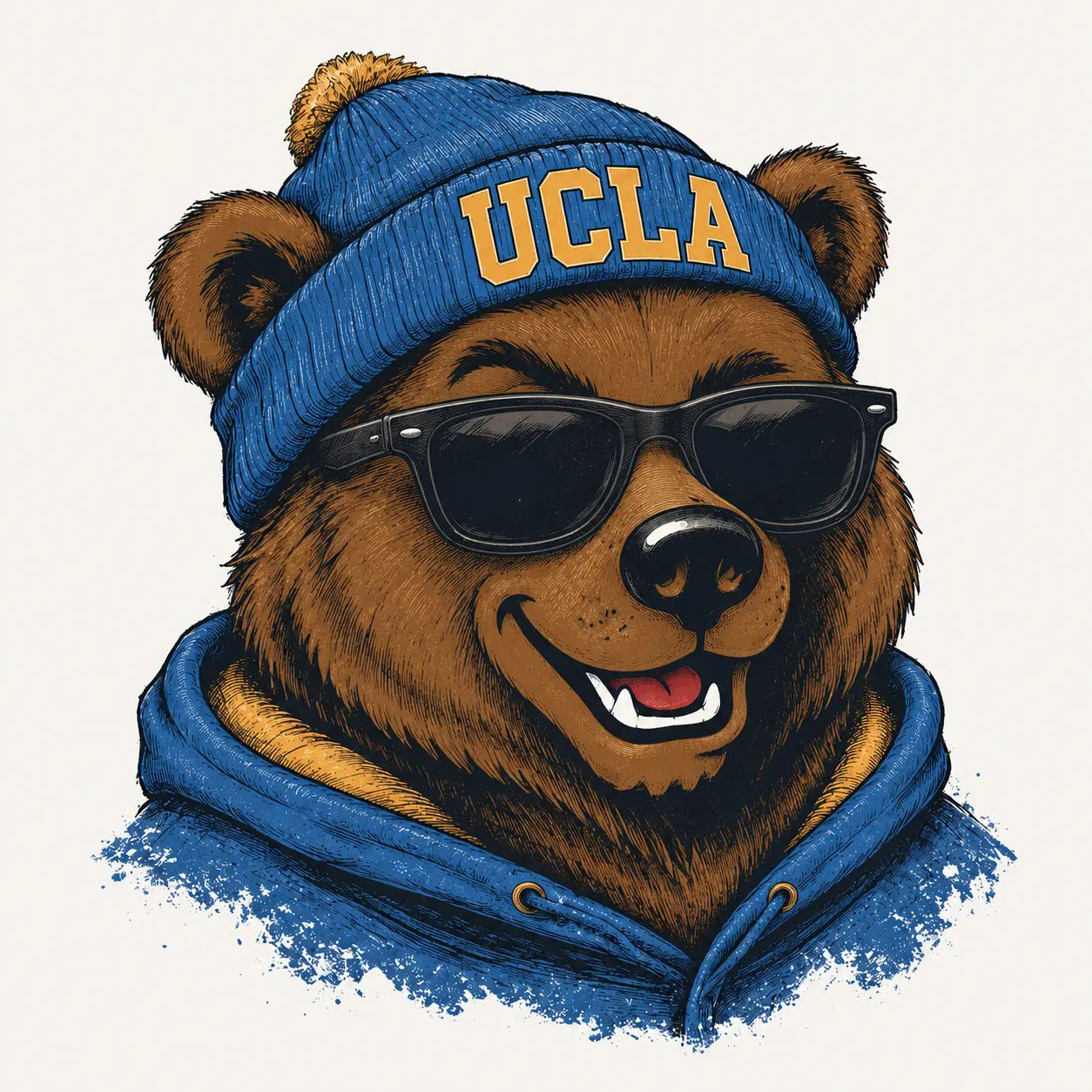 College Football Spirit Animal Graphic Sweatshirt – Retro Game Day Sports Pullover, Hometown City Football Crewneck