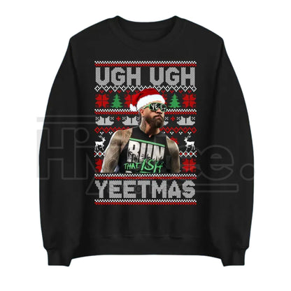 Ugh Ugh YEETMAS Shirt: Jey Uso Main Event WWE Shirt, Wrestler Merch, Funny Holiday Gift For Wrestling Fans - Hiyatee