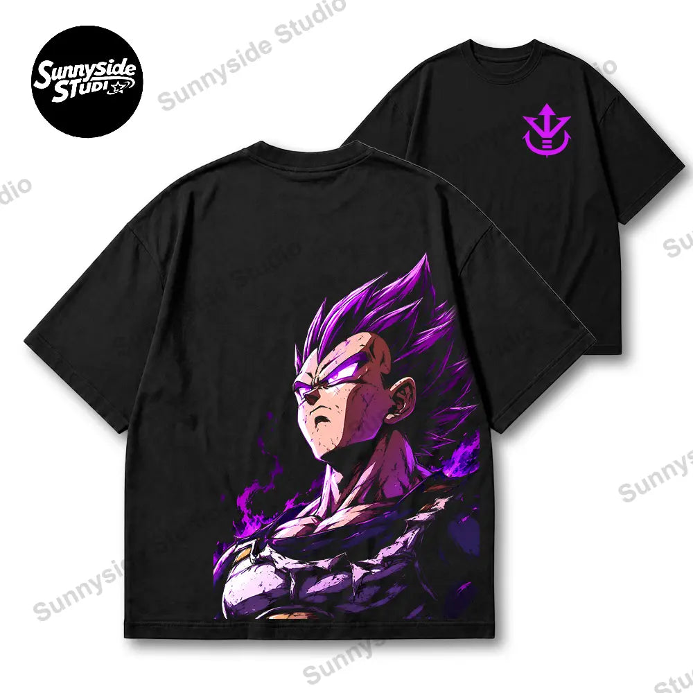 "GAZE" Series Anime 90s Graphic Tee – Retro Anime US Regular Fit Streetwear T-Shirt