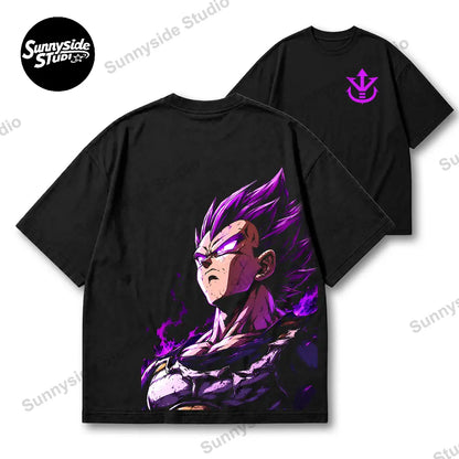 "GAZE" Series Anime 90s Graphic Tee – Retro Anime US Regular Fit Streetwear T-Shirt