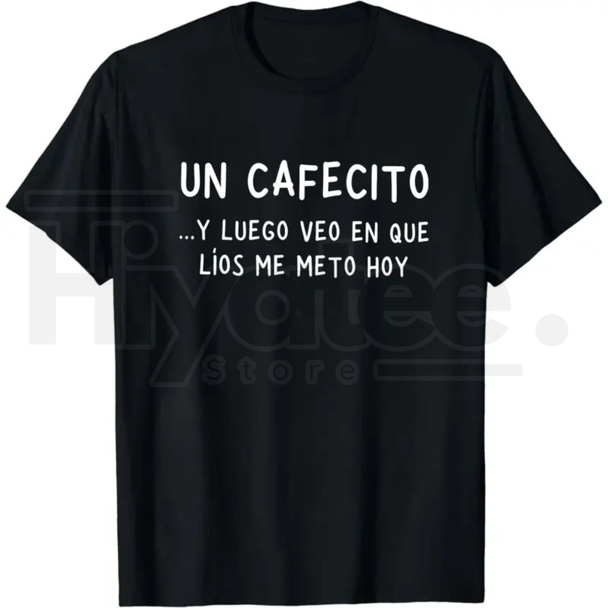 Un Cafecito Spanish Coffee Lover T-Shirt – Latina Coffee Obsessed Graphic Tee - Hiyatee