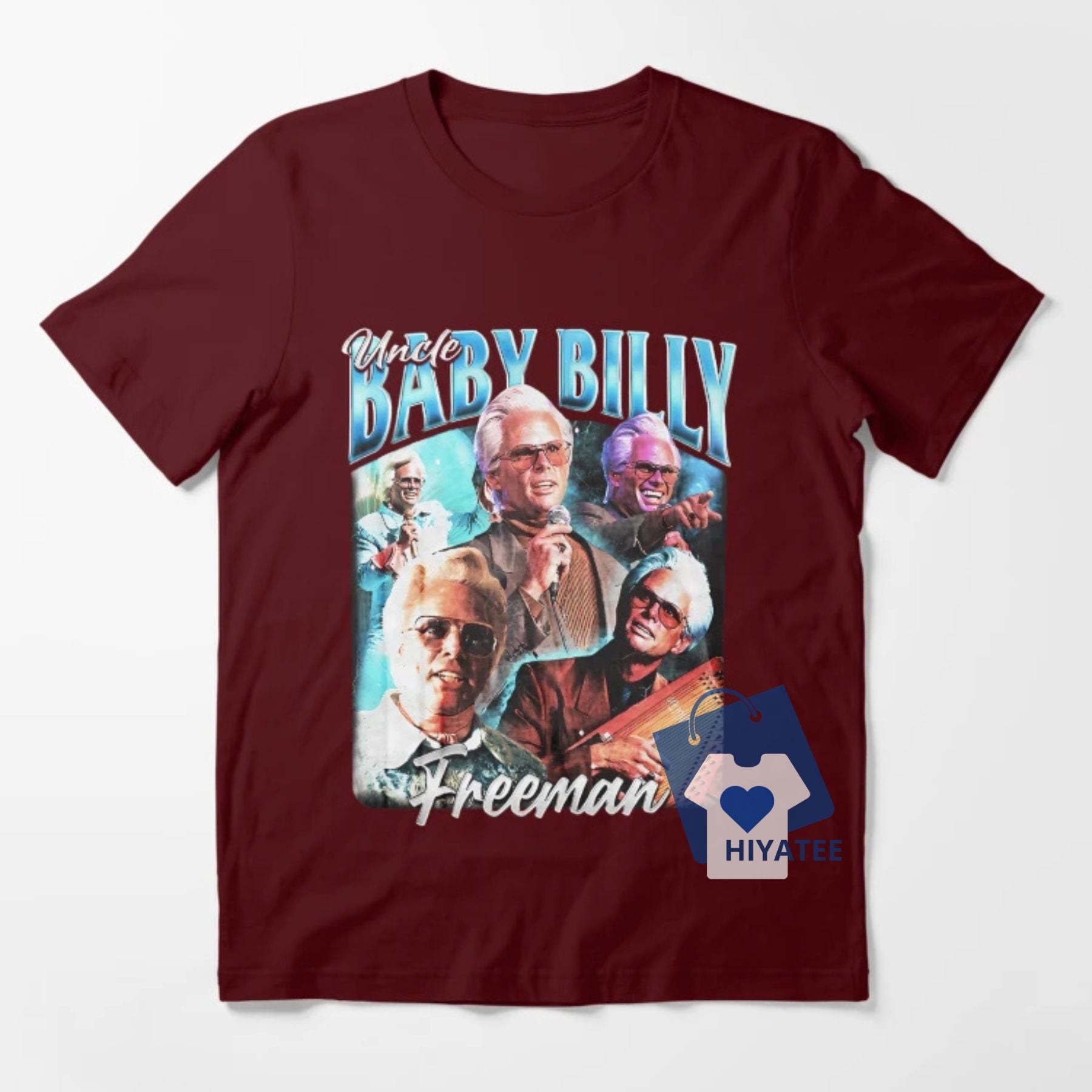 Uncle Baby Billy Freeman Vintage Unisex Shirt – 90s Retro Graphic Tee for Fans-Hiyatee