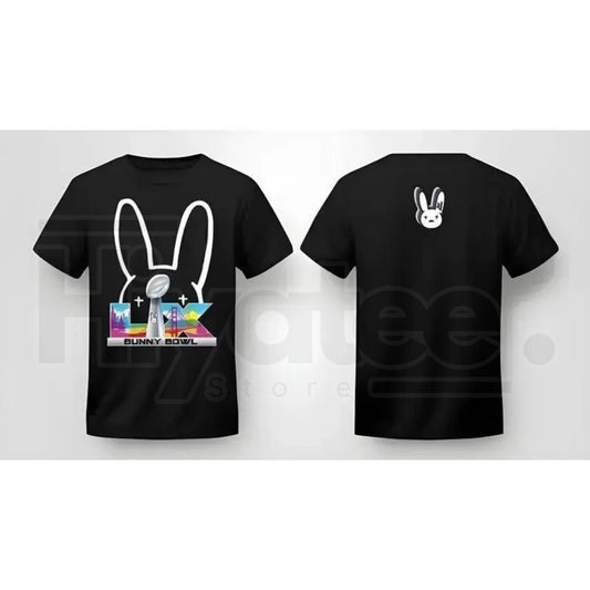 Unisex Benito Bowl Bunny Super Bowl Halftime Show T-Shirt – 2026 Fan Tee - Hiyatee