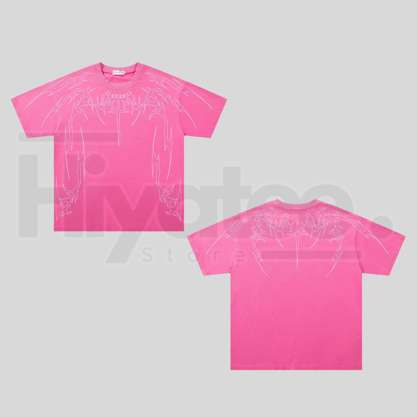 Unisex Summer Short Sleeve Round Neck T-Shirt – Lightweight Breathable Graphic Streetwear Oversized Tee - Hiyatee
