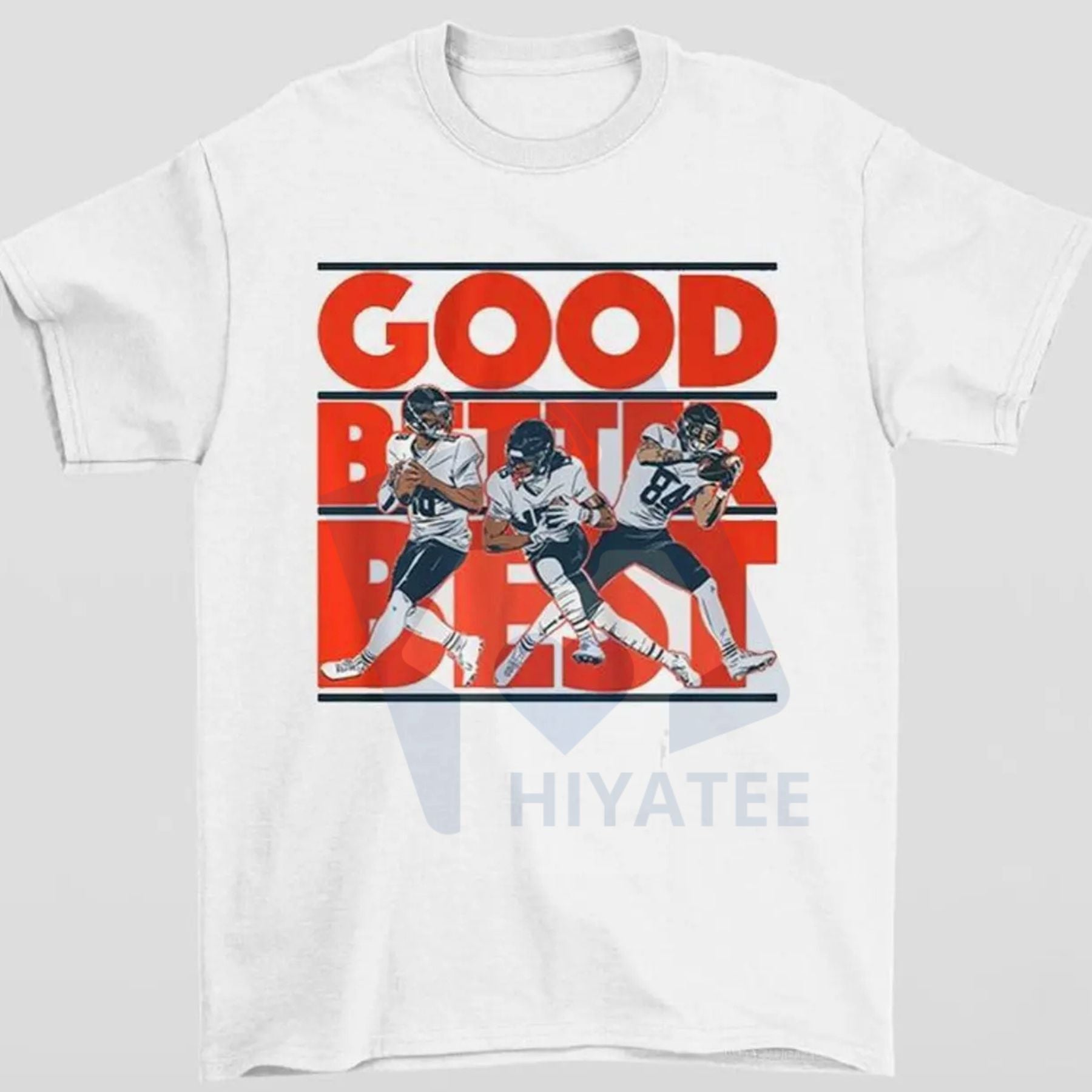 Good Better Best Bear Graphic Tee – Motivational Quote Shirt | Unisex Gift - Hiyatee 