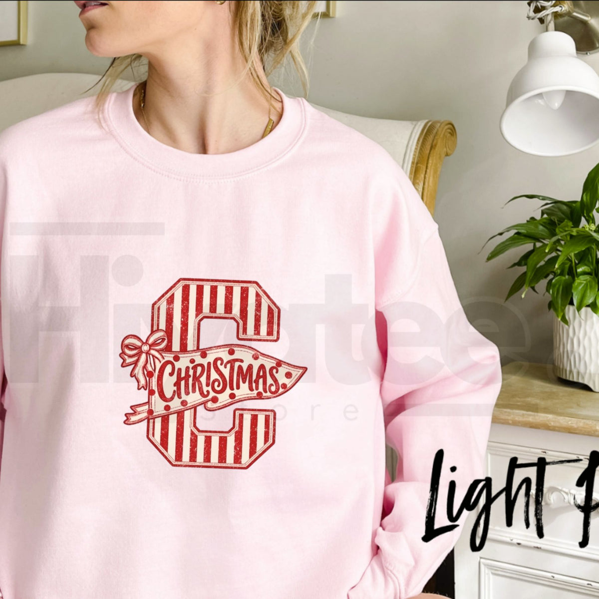 Varsity Christmas Sweatshirt – Vintage Holiday Crewneck, Retro Athletic Xmas Graphic Pullover - Hiyatee