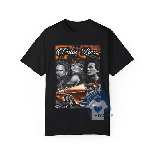 Vatos Locos Forever Carnal – Men’s Heavyweight Street Tee-Hiyatee