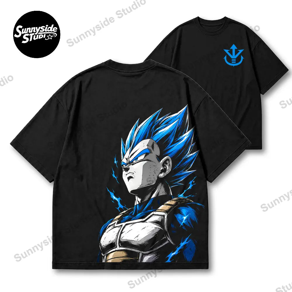 "GAZE" Series Anime 90s Graphic Tee – Retro Anime US Regular Fit Streetwear T-Shirt