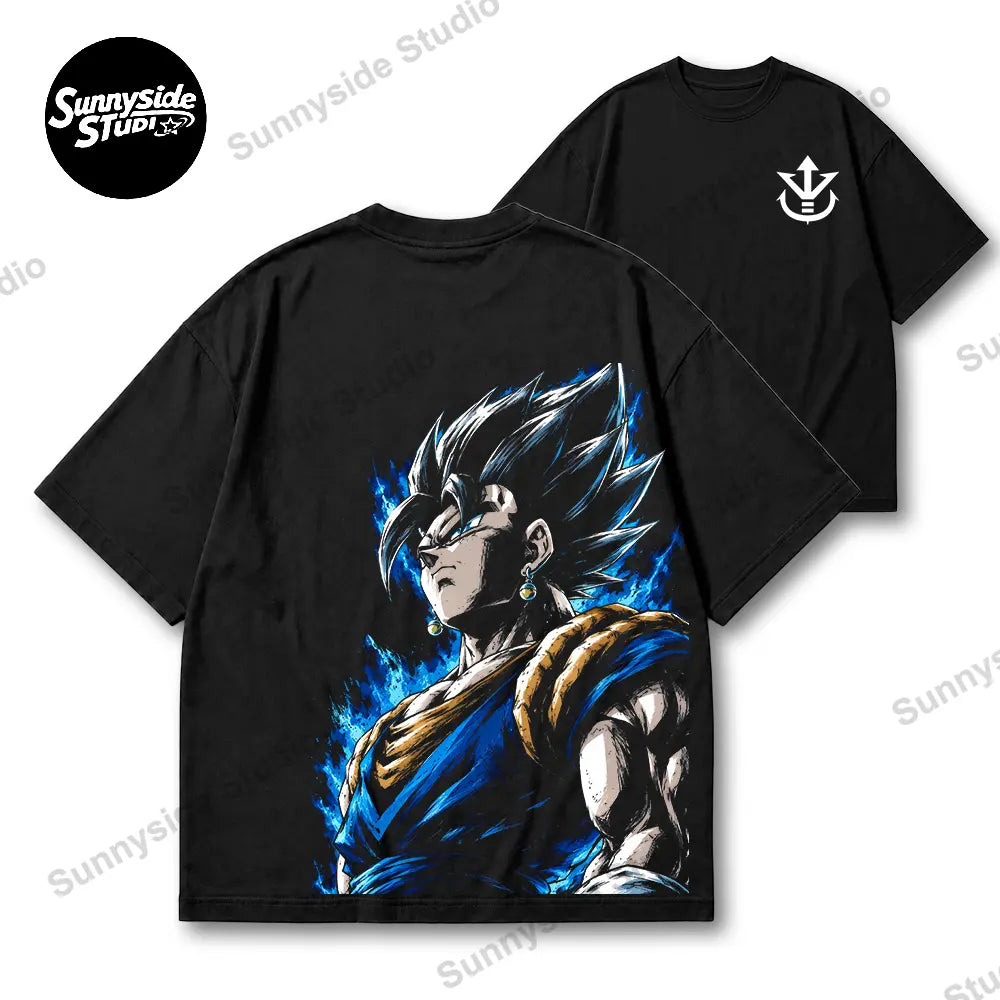 "GAZE" Series Anime 90s Graphic Tee – Retro Anime US Regular Fit Streetwear T-Shirt