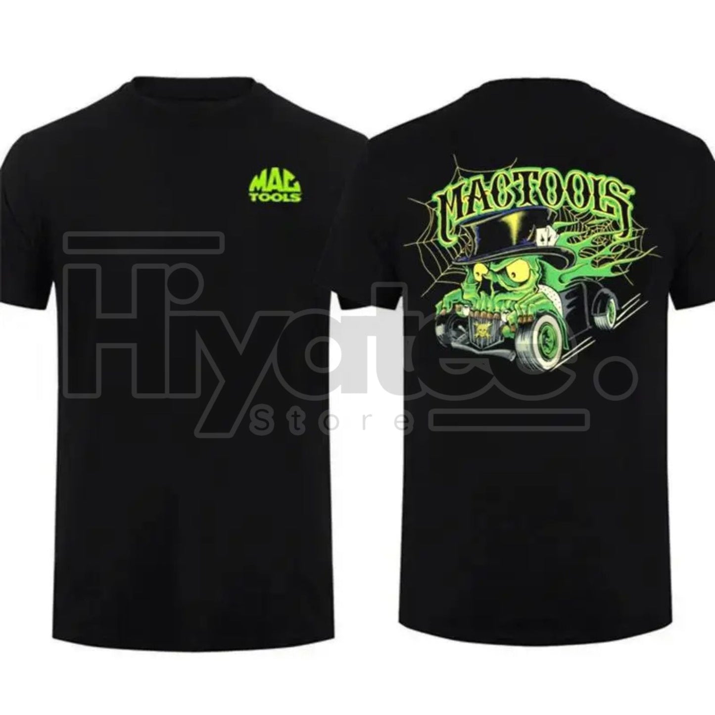 "Vintage 90s Mac Tools" – Hotrod Rat Fink Style Mechanic Graphic Top - Hiyatee