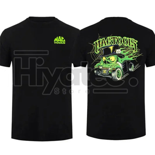 "Vintage 90s Mac Tools" – Hotrod Rat Fink Style Mechanic Graphic Top - Hiyatee