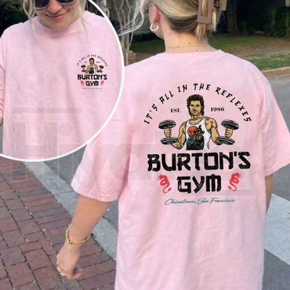 Vintage Big Trouble In Little China T-Shirt – It's All In The Reflexes Front & Back Print Tee - Hiyatee