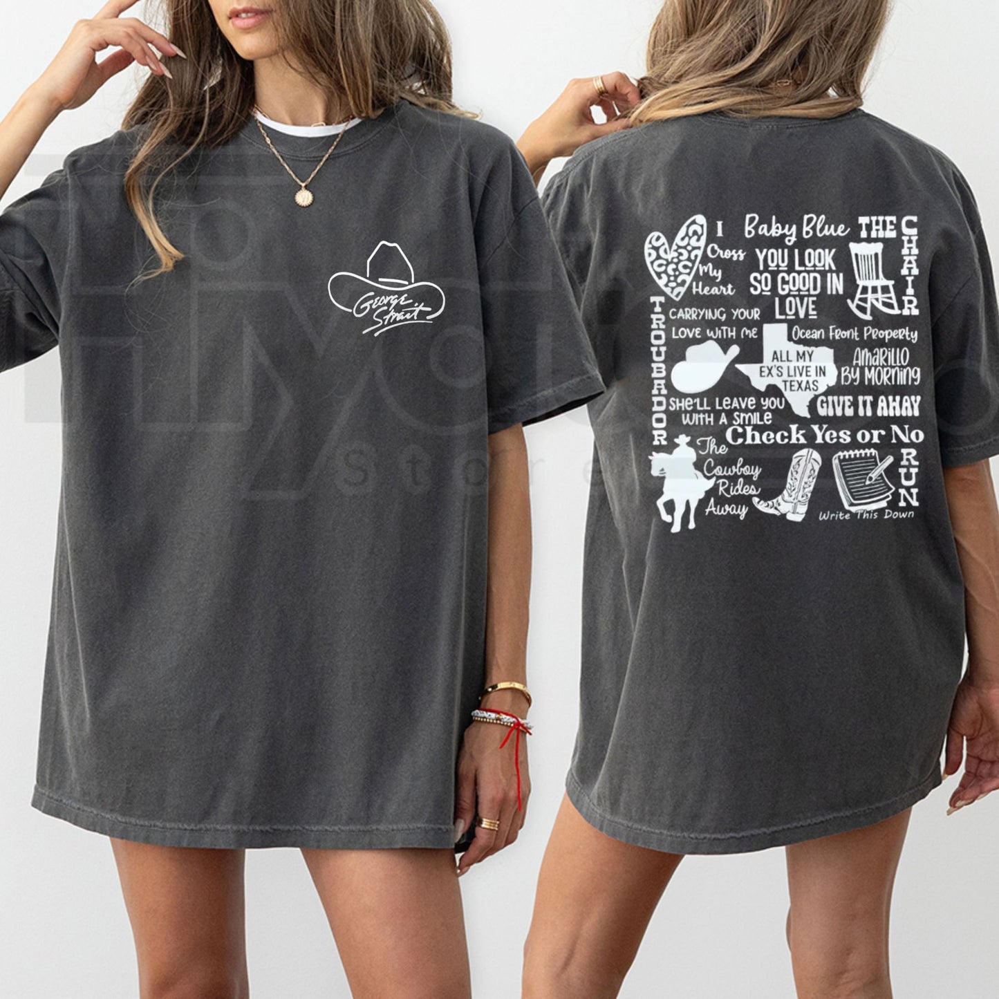 Vintage Cowboy Country Music Concert T-Shirt – Retro Western Aesthetic Graphic Tee, Classic Rodeo Style Streetwear Top - Hiyatee