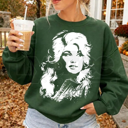 Vintage Dolly Parton Tribute Sweatshirt - Hiyatee