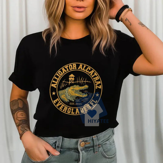 Vintage Funny Gator T-Shirt – Cute Alligator Humor Tee for Women-Hiyatee
