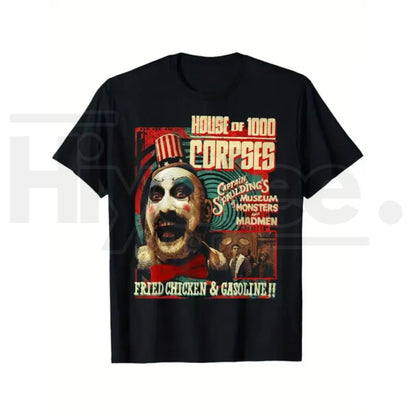 Vintage Horror Classic Movie Design Graphic T-Shirt – Retro Spooky Season Tee - Hiyatee