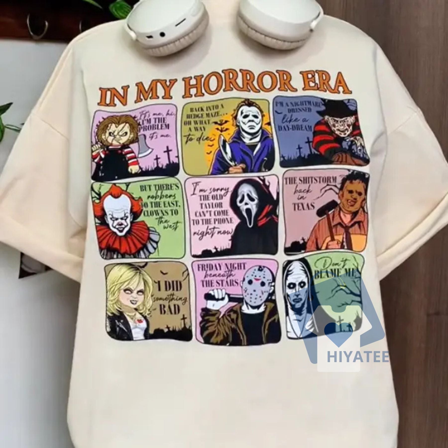 Vintage In My Horror Era Halloween Shirt – Retro Spooky Season 2025 Tee-Hiyatee