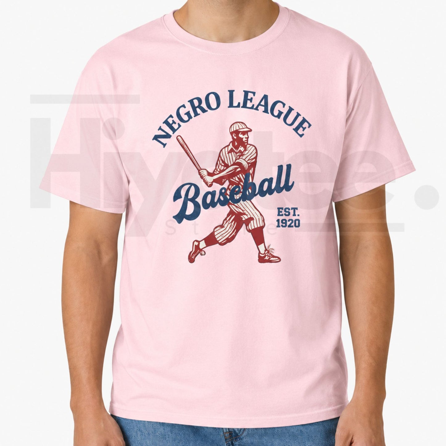Vintage League Baseball 1920 T-Shirt – Men's White Black History Month Graphic Tee - Hiyatee