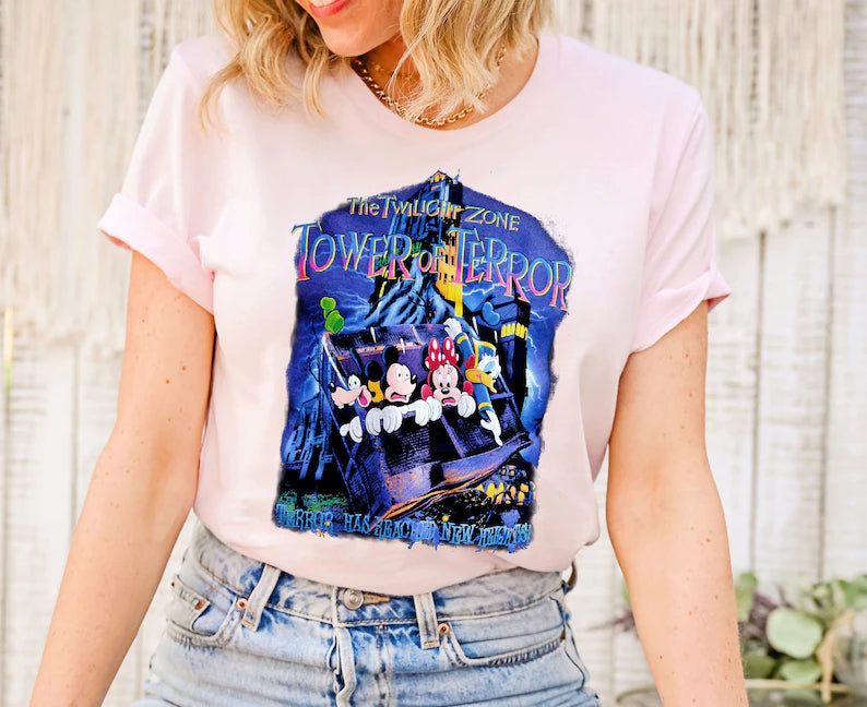 Vintage MicKey Not So Scary Halloween Party Shirt – Spooky & Fun Disney-Inspired Tee!-Hiyatee