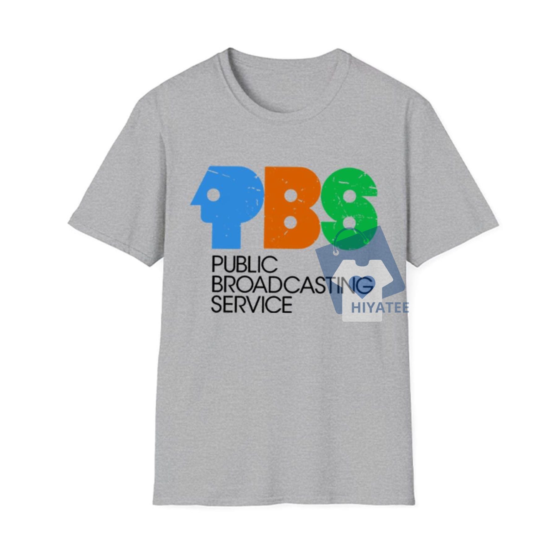 Vintage PBS T-Shirt – Retro 70s 80s Classic TV Tee for Public Broadcasting Fans-Hiyatee