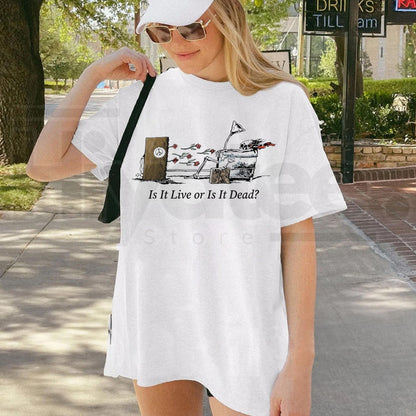 Vintage Psychedelic Rock Parody T-Shirt – Retro Music-Inspired Graphic Tee - Hiyatee