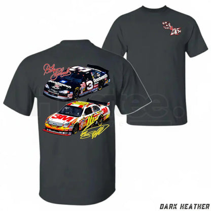 Vintage Racing Legacy Stock Car T-Shirt – Double-Sided #3 & #16 Motorsports Tee - Hiyatee
