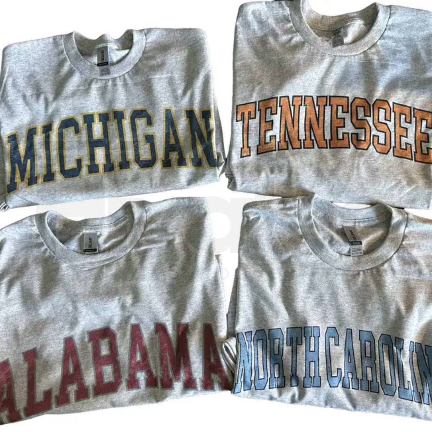 Vintage Varsity College T-Shirt – Retro State University Athletic Graphic Tee - Hiyatee