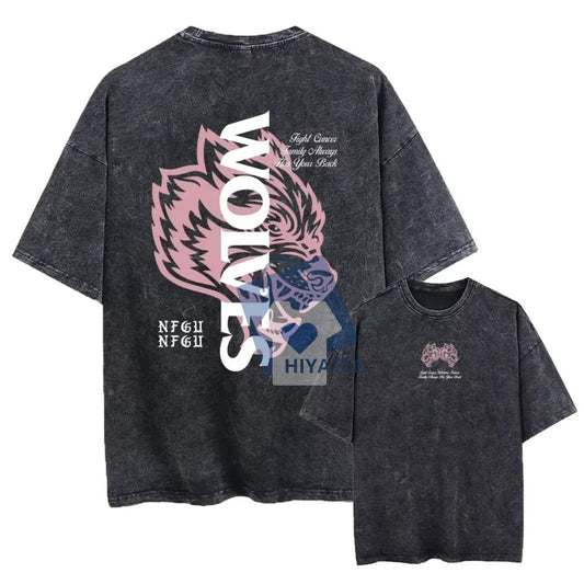 Vintage Washed Oversized Gym Tee – Men’s Summer Workout Shirt-Hiyatee