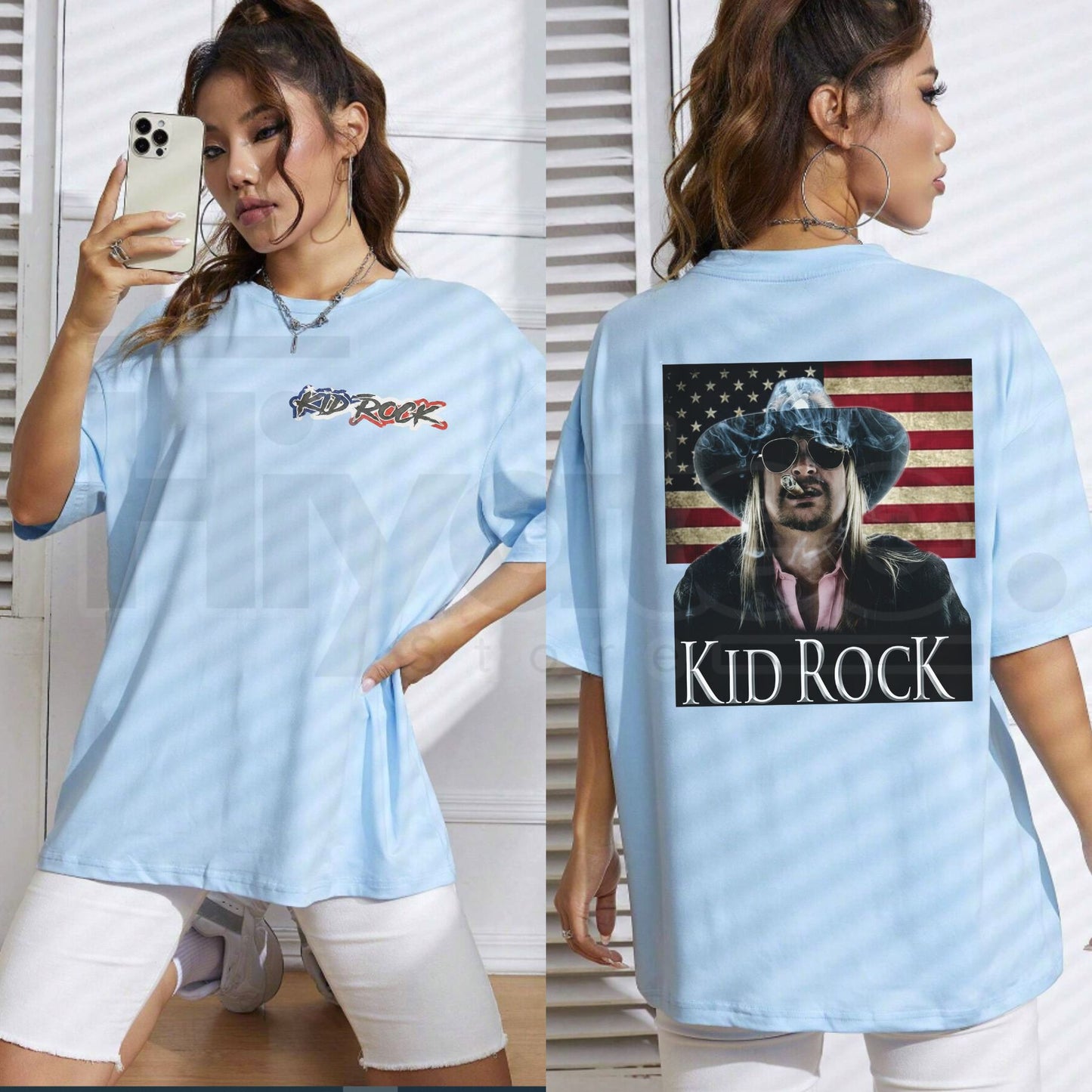 Vtg Kid Rock American Badass – 2024 Tour Fan T-Shirt - Hiyatee