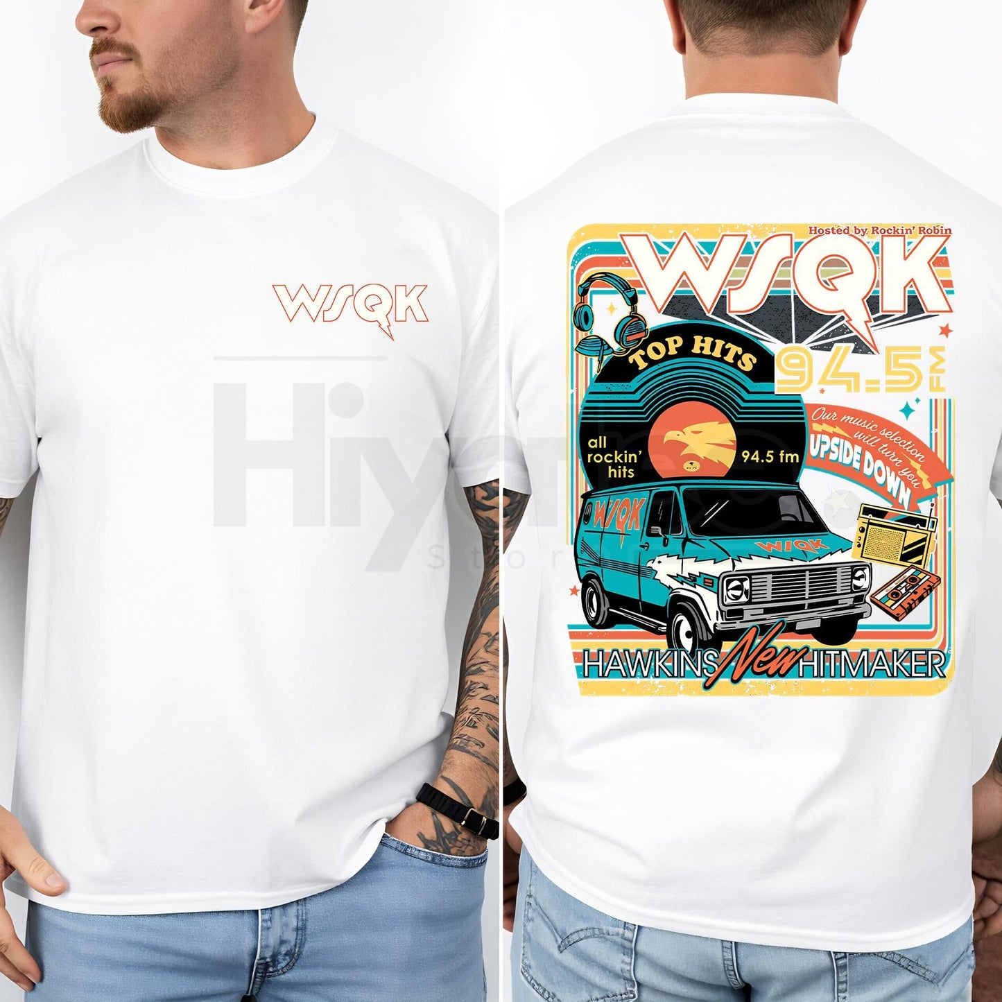 WSQK Hawkins Hellfire Club Tee – Funny Valentine Gift for Couples & Fans - Hiyatee