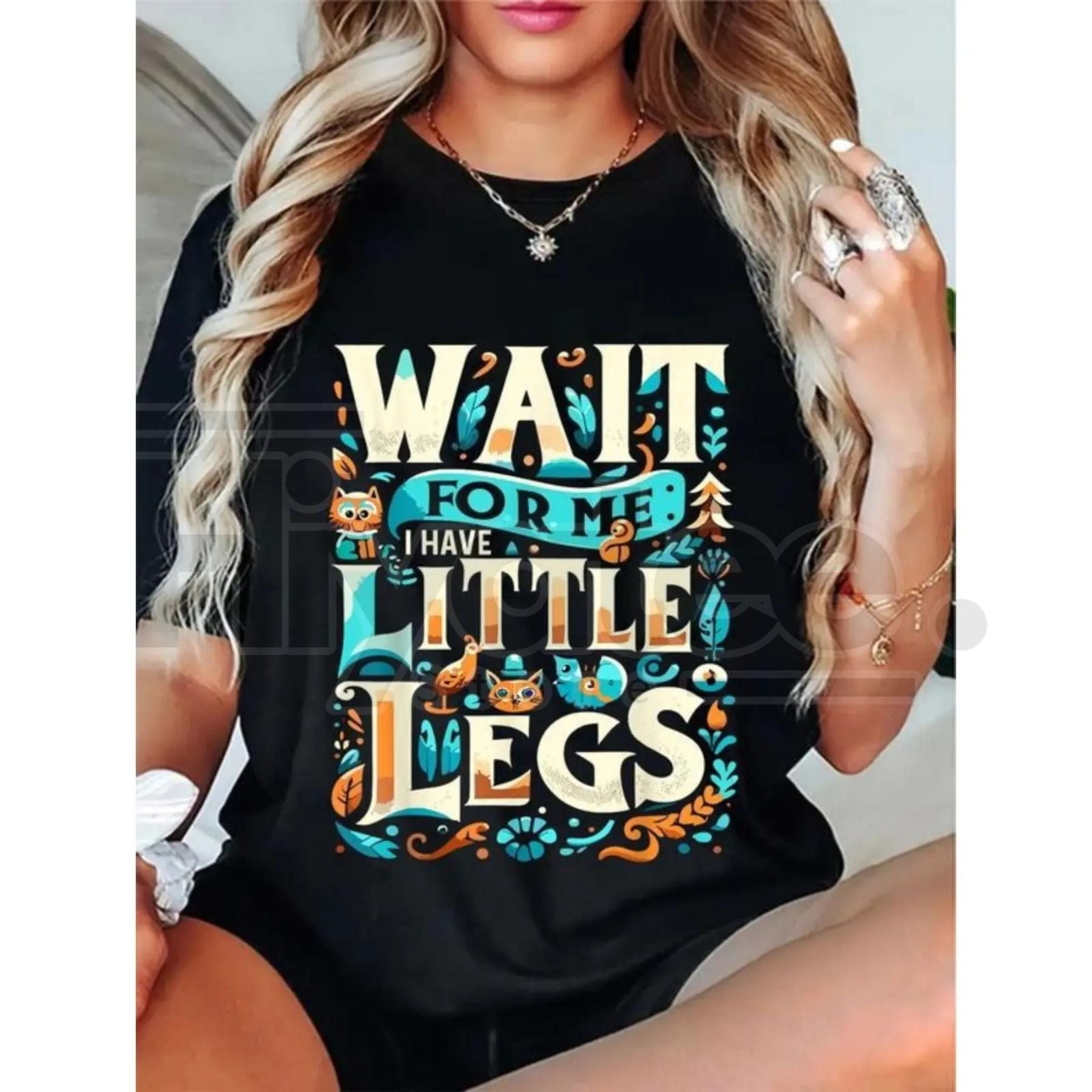 Wait For Me I Have Little Legs" Cozy Cotton Shirt – Funny Tee for Short Guys - Hiyatee