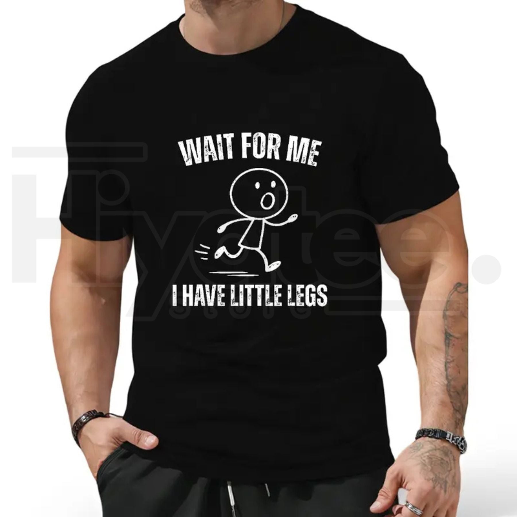 Wait For Me I Have Little Legs Long Sleeve Shirt – Funny Walking Crewneck - Hiyatee
