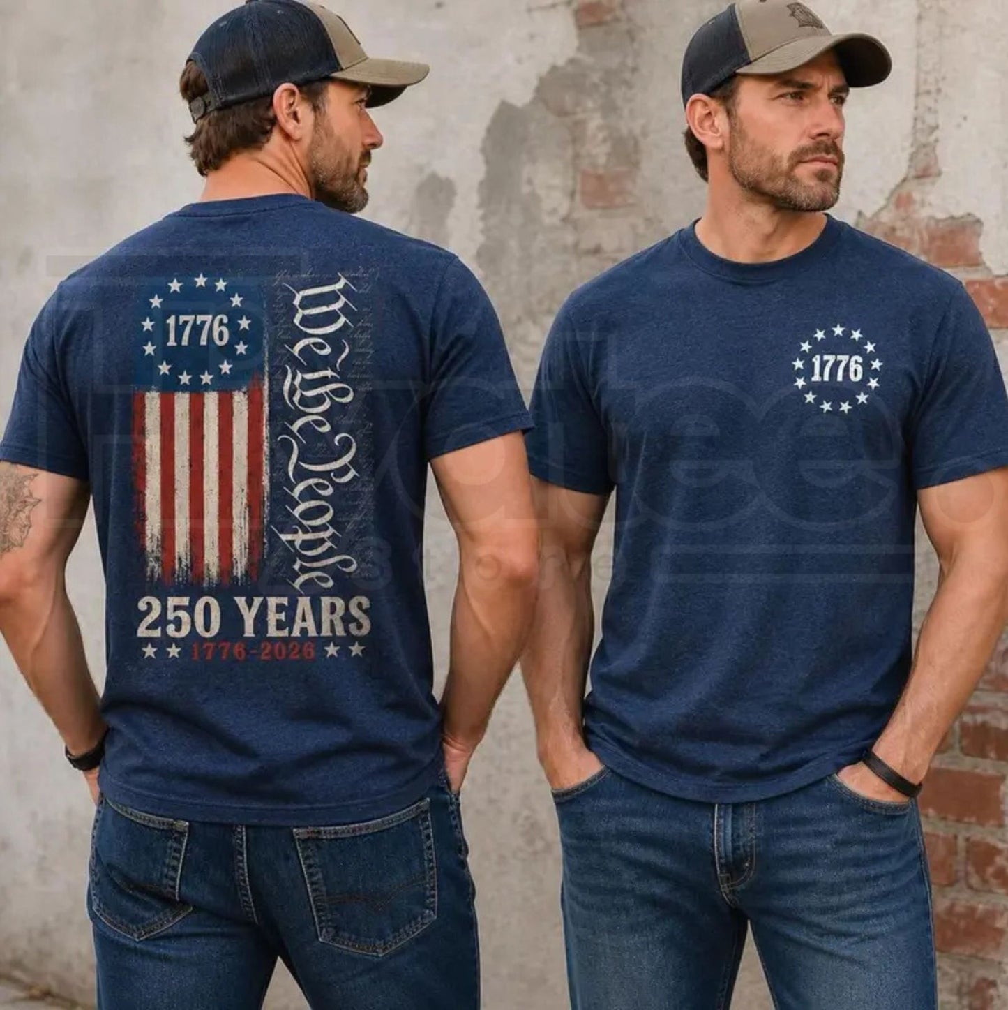 We The People 250th Anniversary Shirt – Vintage 1776 to 2026 Patriotic T-Shirt - Hiyatee