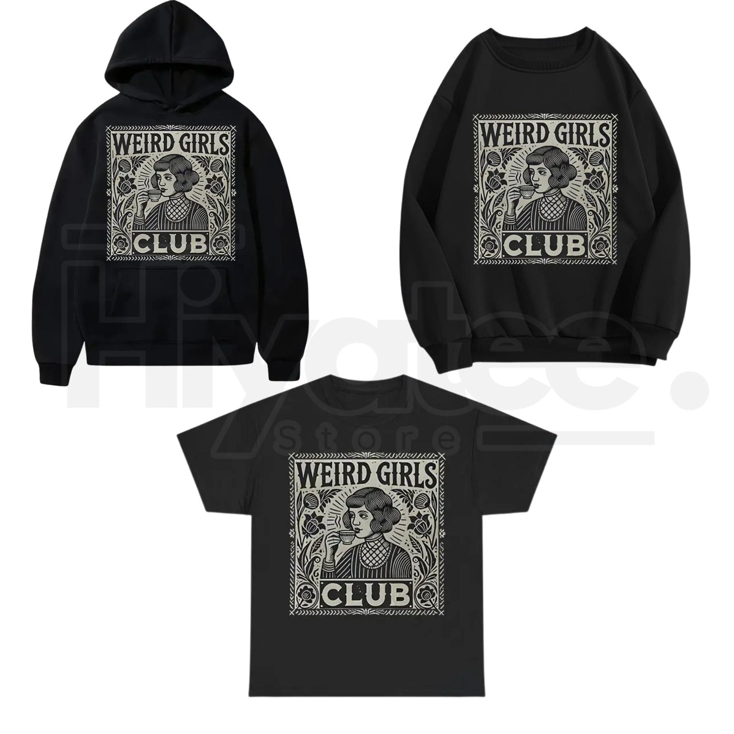 Weird Girls Club – Whimsy Goth & Weirdcore Retro Alt Girl Apparel - Hiyatee