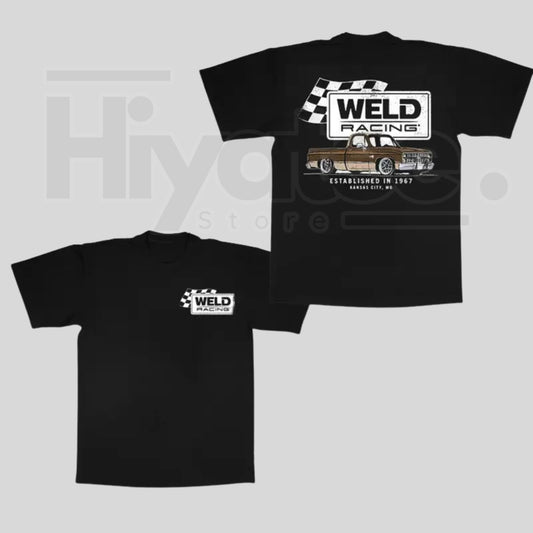 "Weld Racing C10 Truck" Classic – 2-Sided Soft Cotton Men's Top - Hiyatee