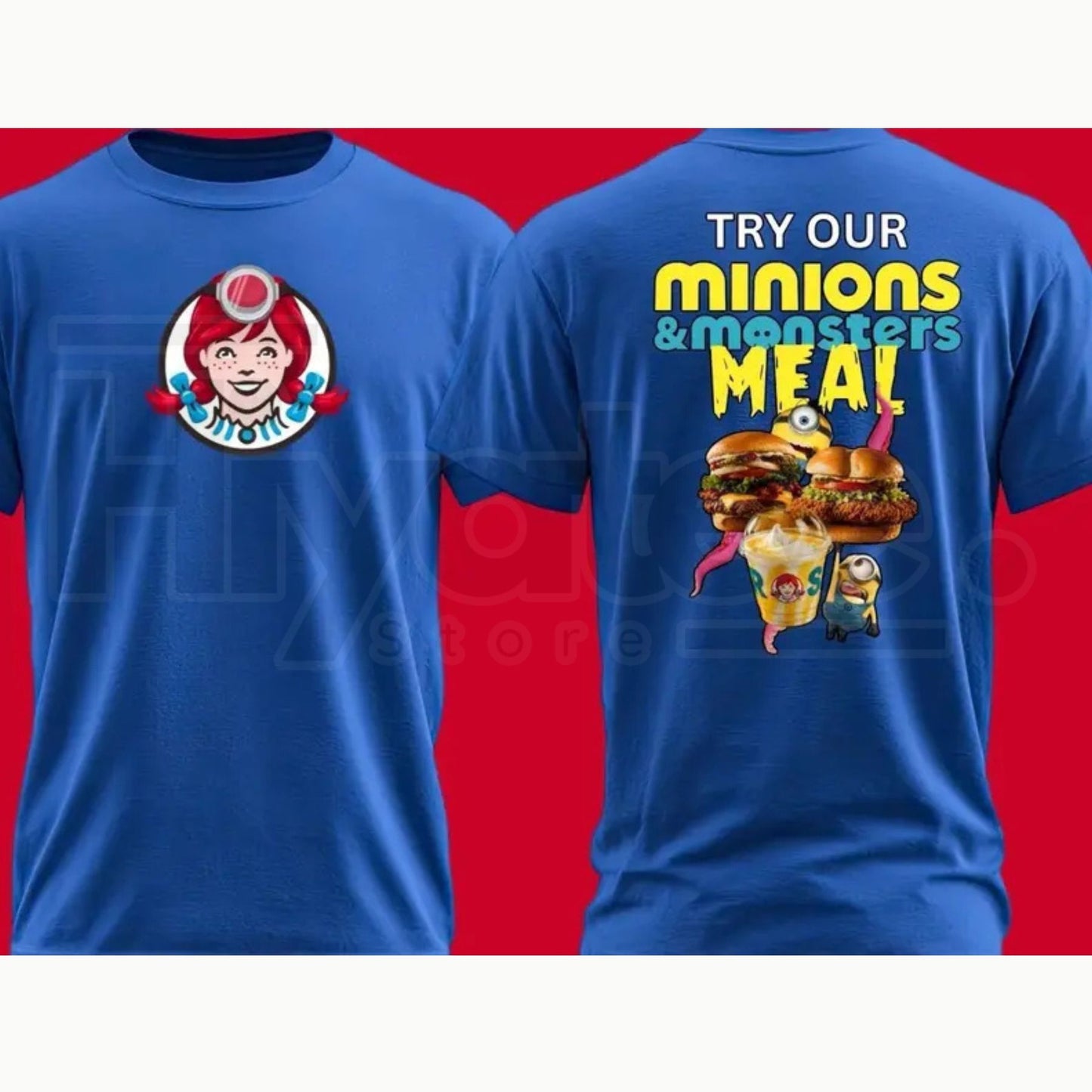 Wendy Retro Promo T-Shirt – Vintage Fast Food JLN Pop Culture Graphic Tee - Hiyatee
