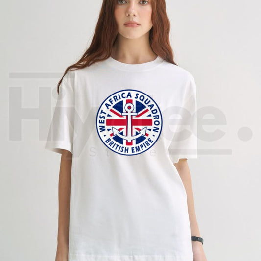 West Africa Squadron T-Shirt – Royal Navy Historical Graphic Tee - Hiyatee