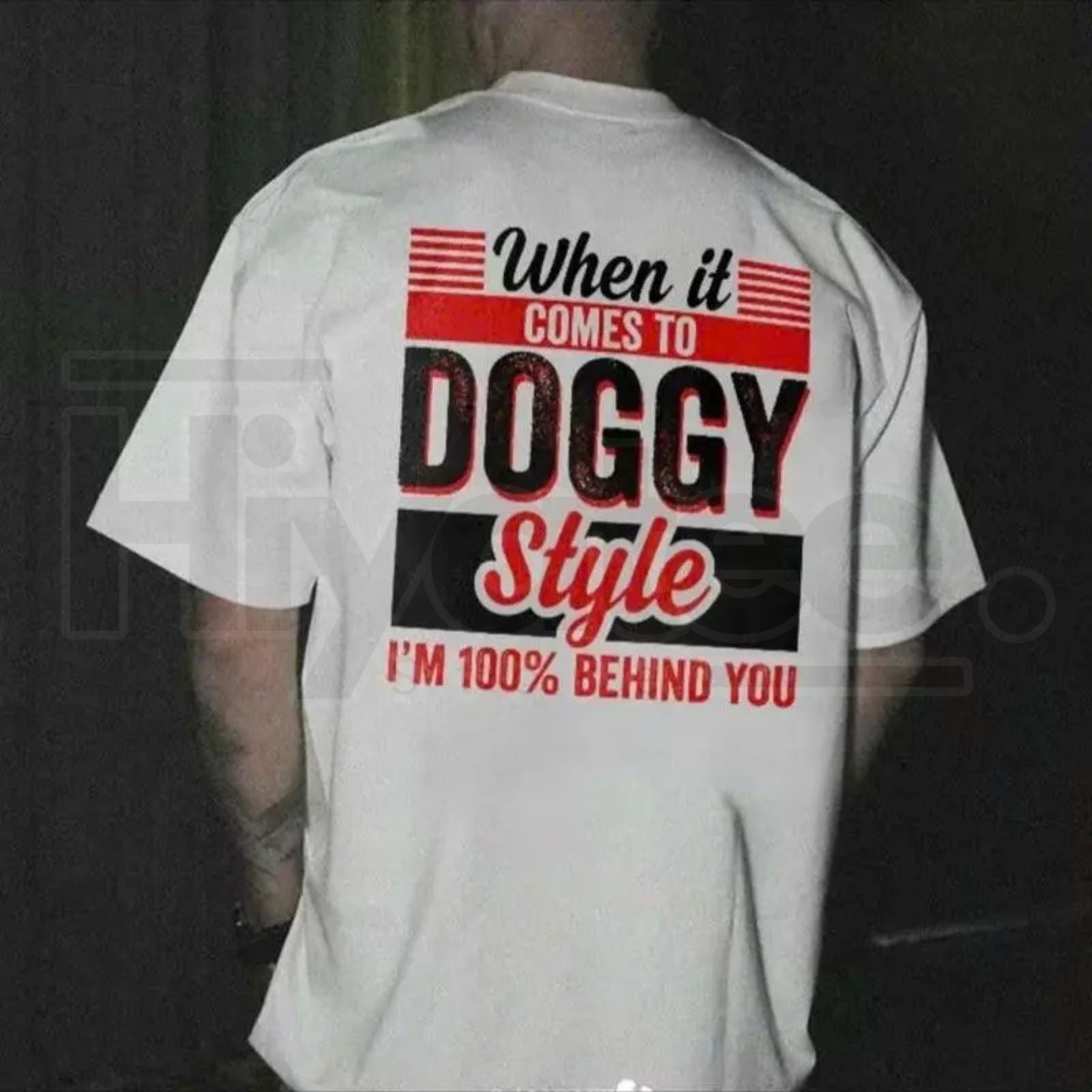 "When It Comes To Style" Vintage Graphic T-Shirt – Retro Letter Print Back Sided Tee - Hiyatee
